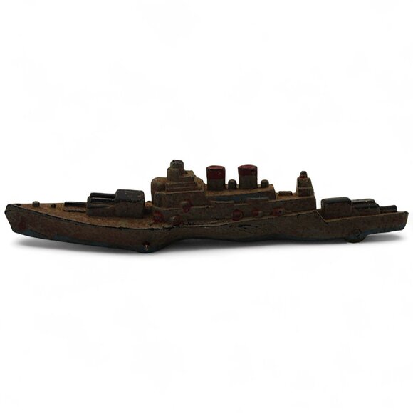 Elastolin Other - 1960s Elastolin Kriegsmarine Battle Cruiser Toy - West Germany